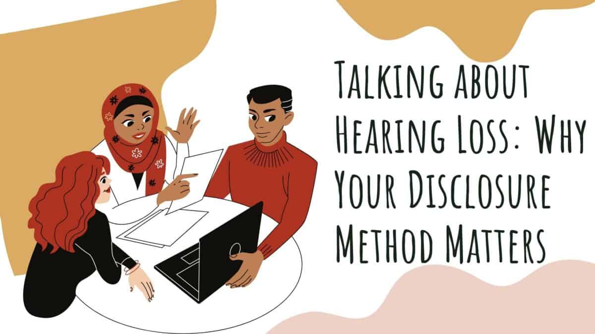Talking about hearing loss